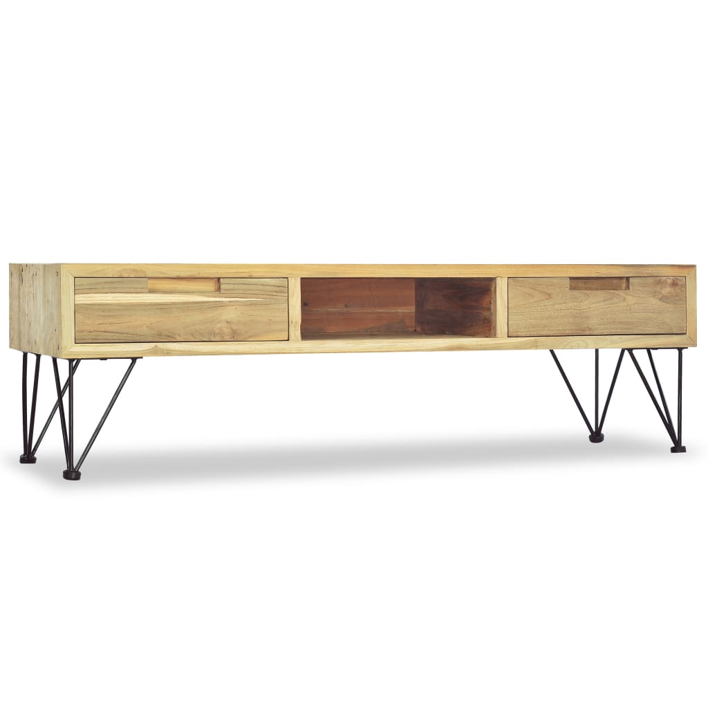 Tv Cabinet 120X35X35 Cm Solid Teak