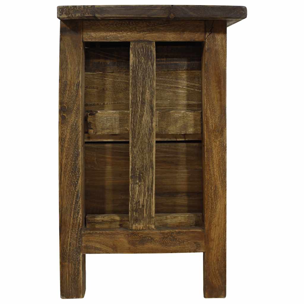 Nightstand Solid Mahogany Wood 40X30X51 Cm