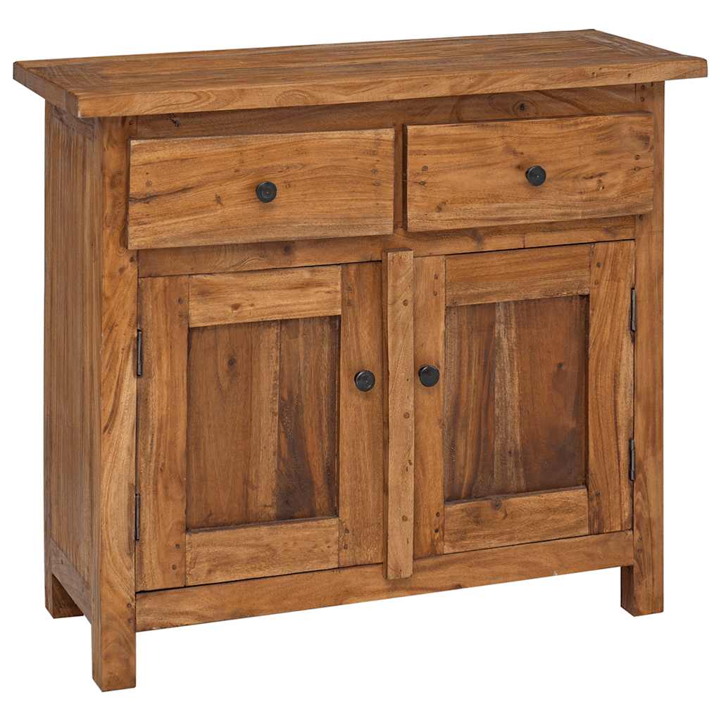 Sideboard Solid Mahogany Wood 75X30X65 Cm