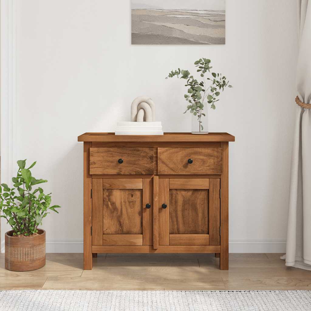 Sideboard Solid Mahogany Wood 75X30X65 Cm