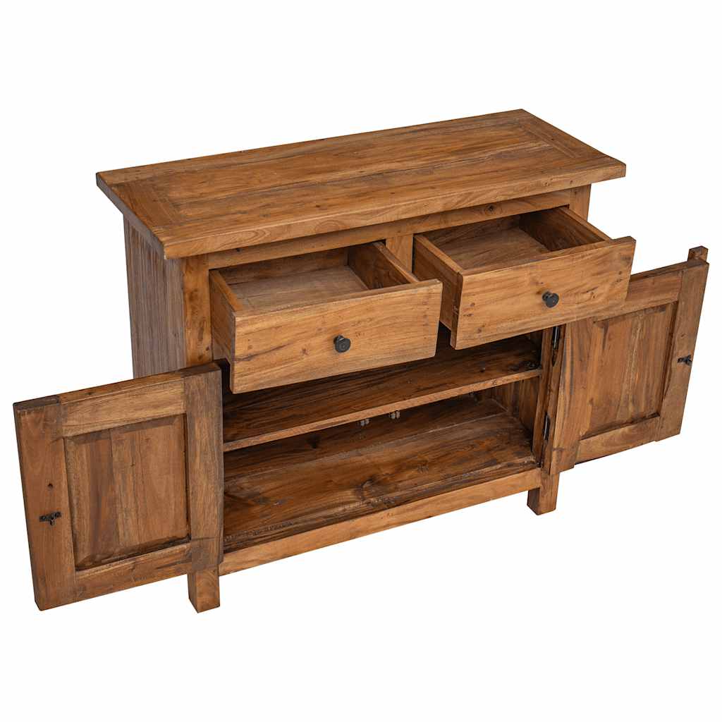 Sideboard Solid Mahogany Wood 75X30X65 Cm