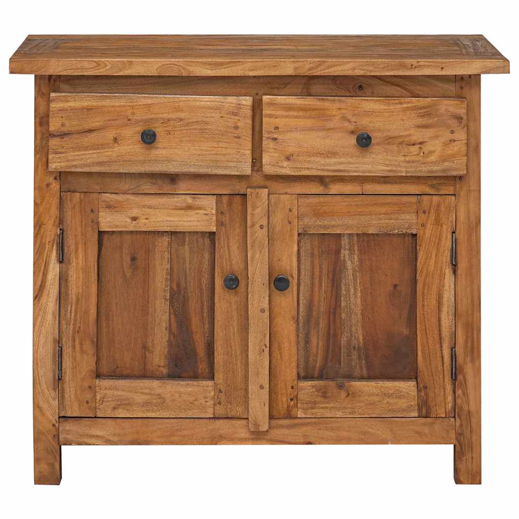 Sideboard Solid Mahogany Wood 75X30X65 Cm