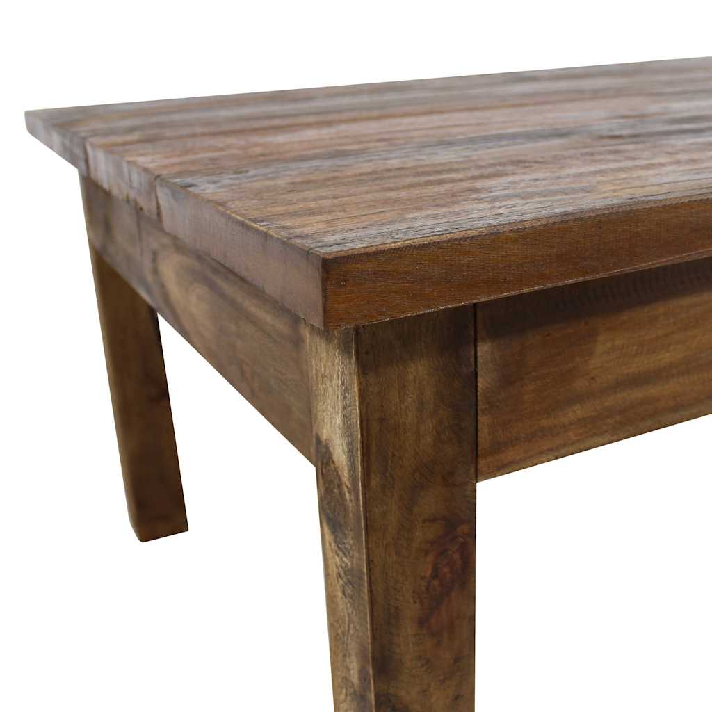 Coffee Table Solid Mahogany Wood 98X73X45 Cm