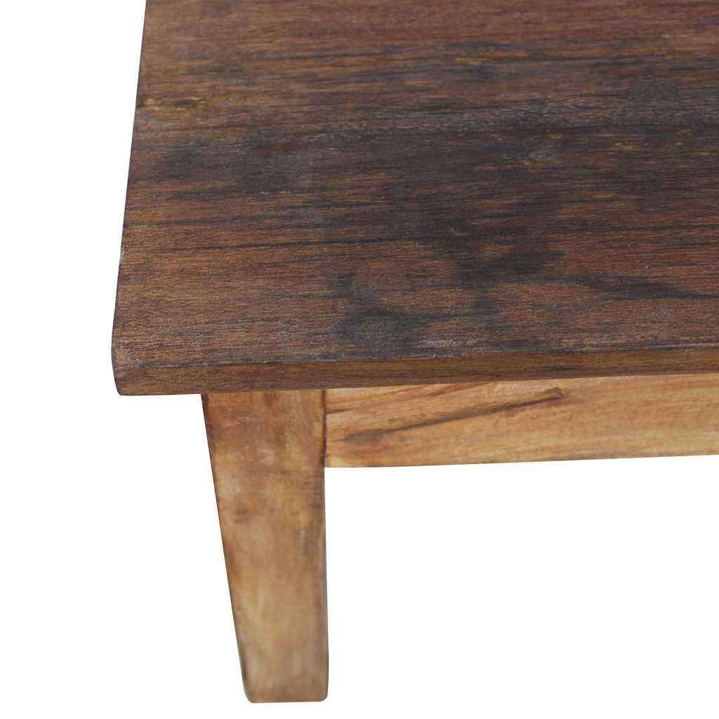 Coffee Table Solid Mahogany Wood 98X73X45 Cm