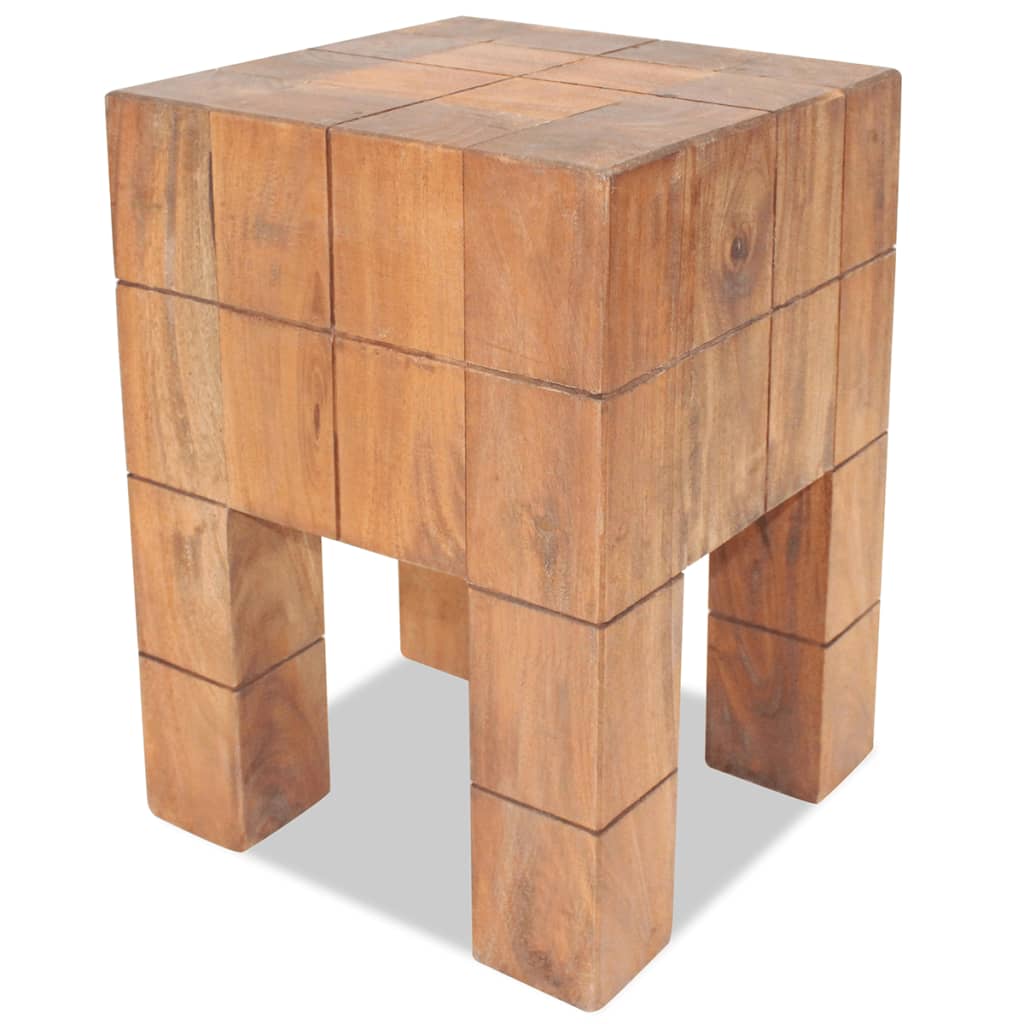 Stool Solid Mahogany Wood