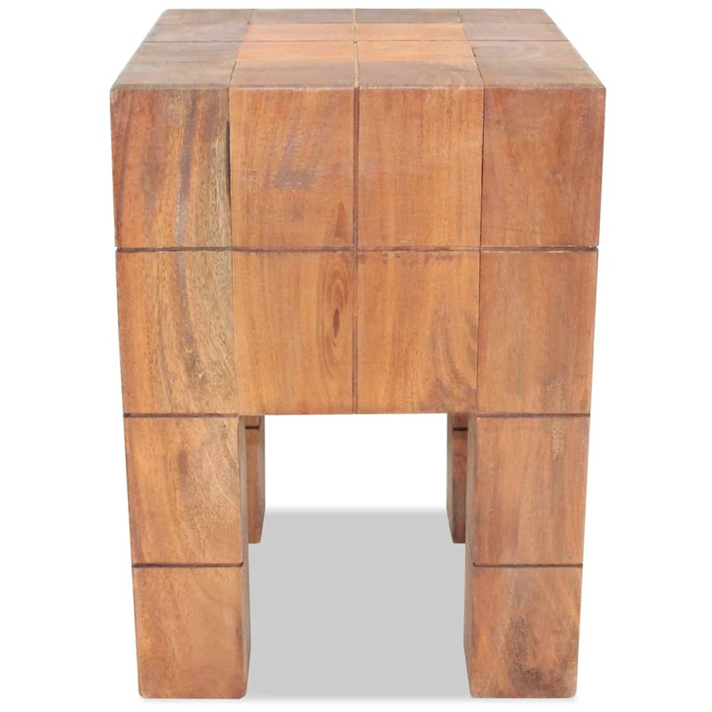 Stool Solid Mahogany Wood