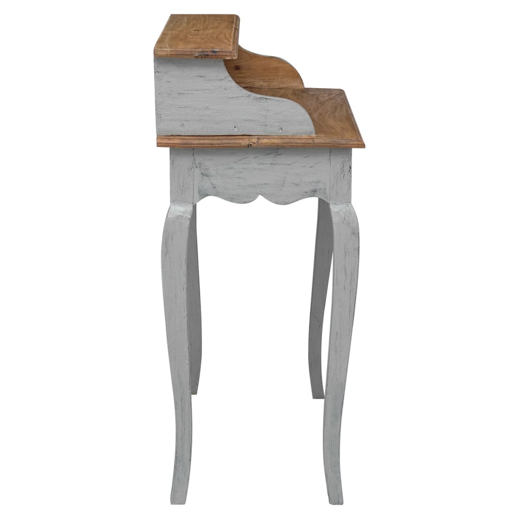 Writing Desk Solid Mahogany Wood 80X40X92 Cm