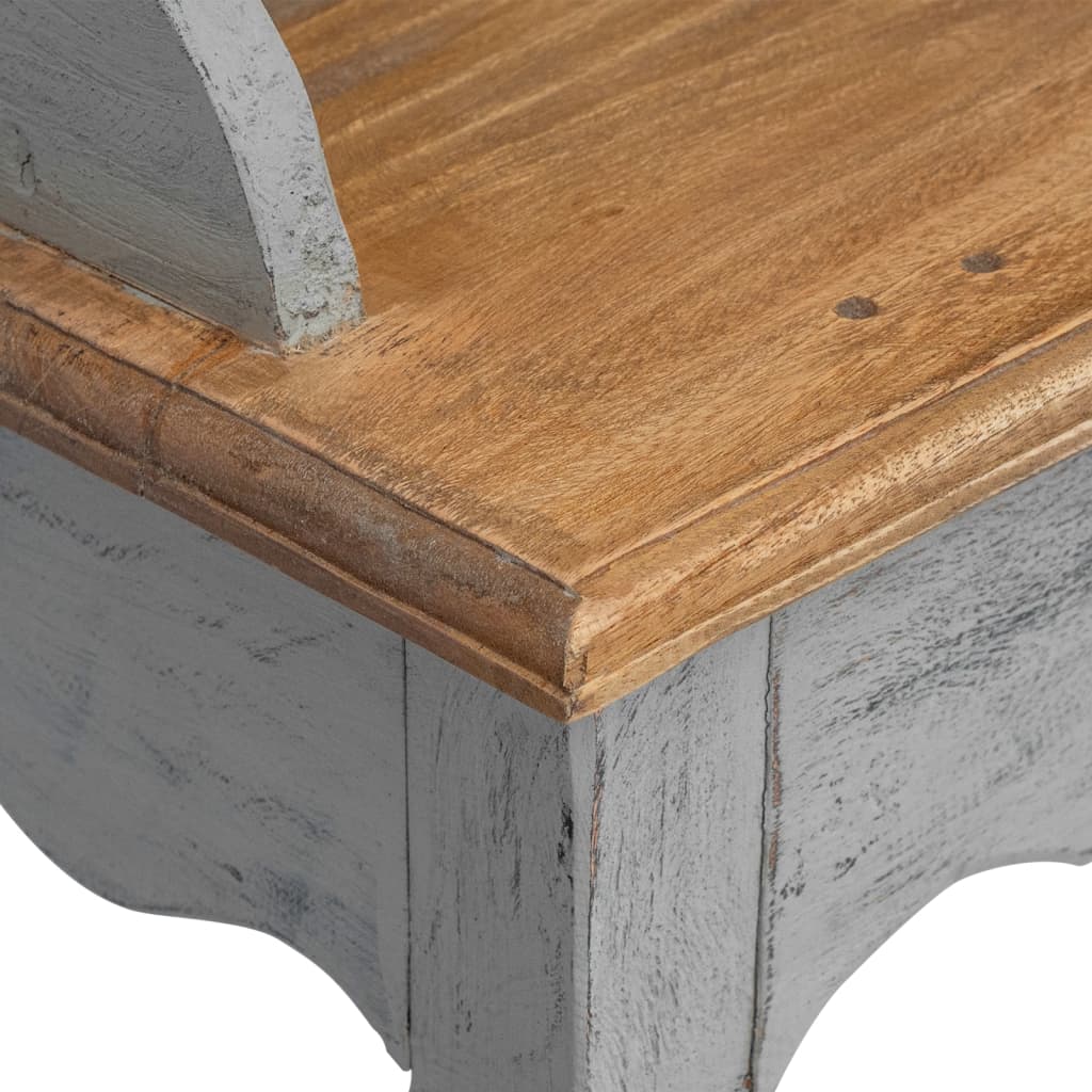 Writing Desk Solid Mahogany Wood 80X40X92 Cm