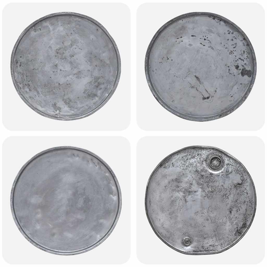 Coffee Table Mixed Recycled Wood 60X45 Cm