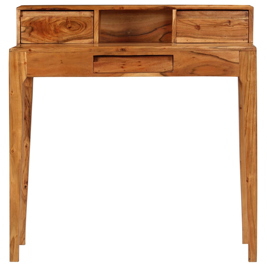 Writing Desk With Drawers Solid Wood 88X50X90 Cm
