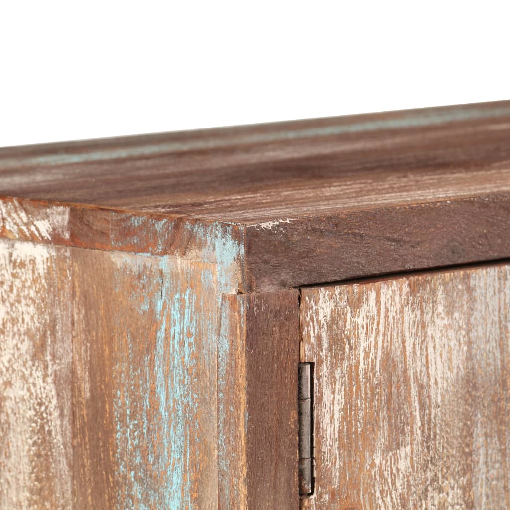 Tv Cabinet Solid Acacia Wood Vintage 118X30X40 Cm