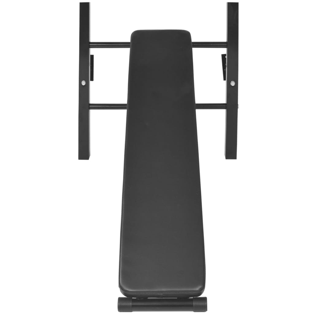 Wall-Mounted Multi-Functional Fitness Power Tower Black