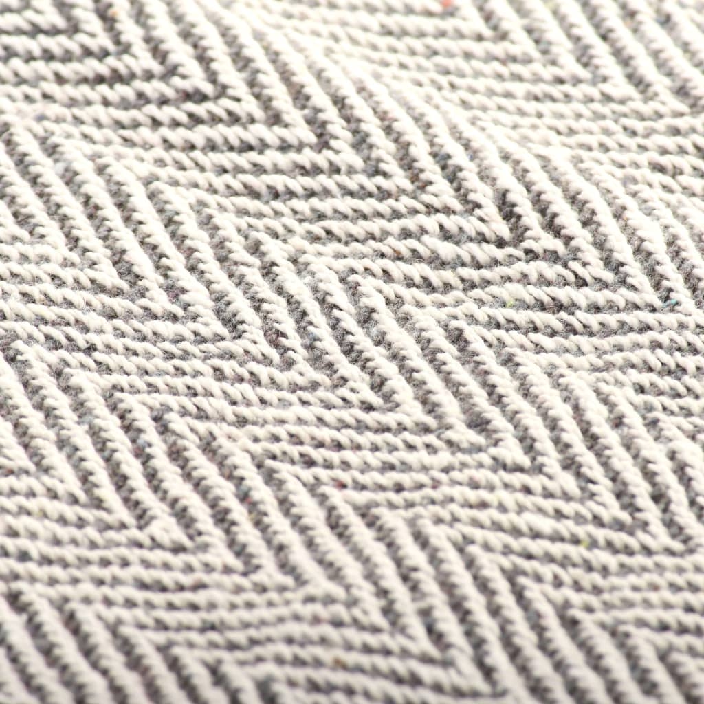 Throw Cotton Herringbone
