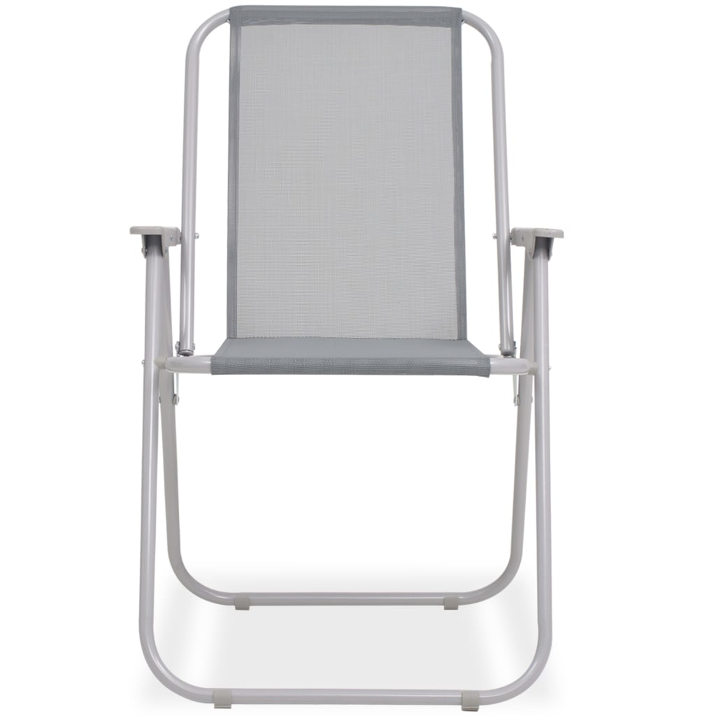 8 Piece Outdoor Dining Set Steel And Textilene