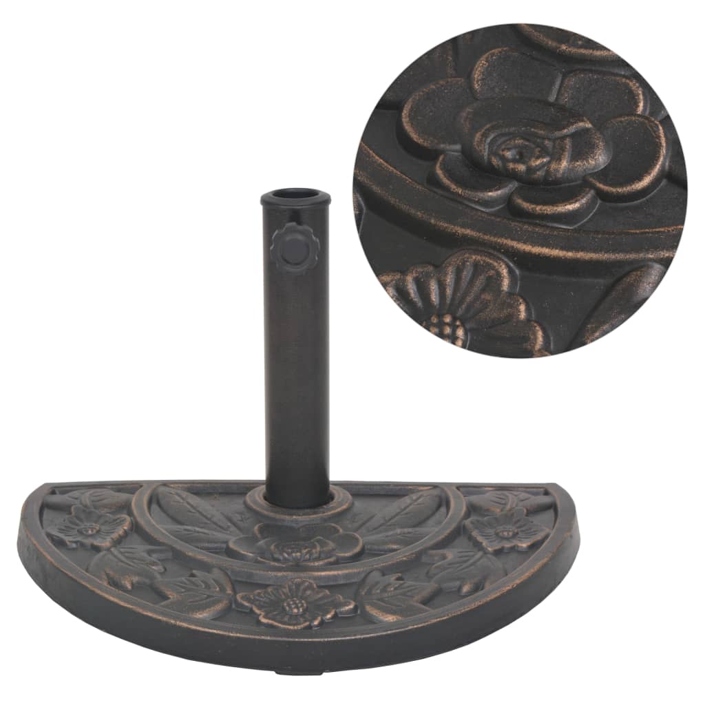 Parasol Base Resin Bronze 9 Kg