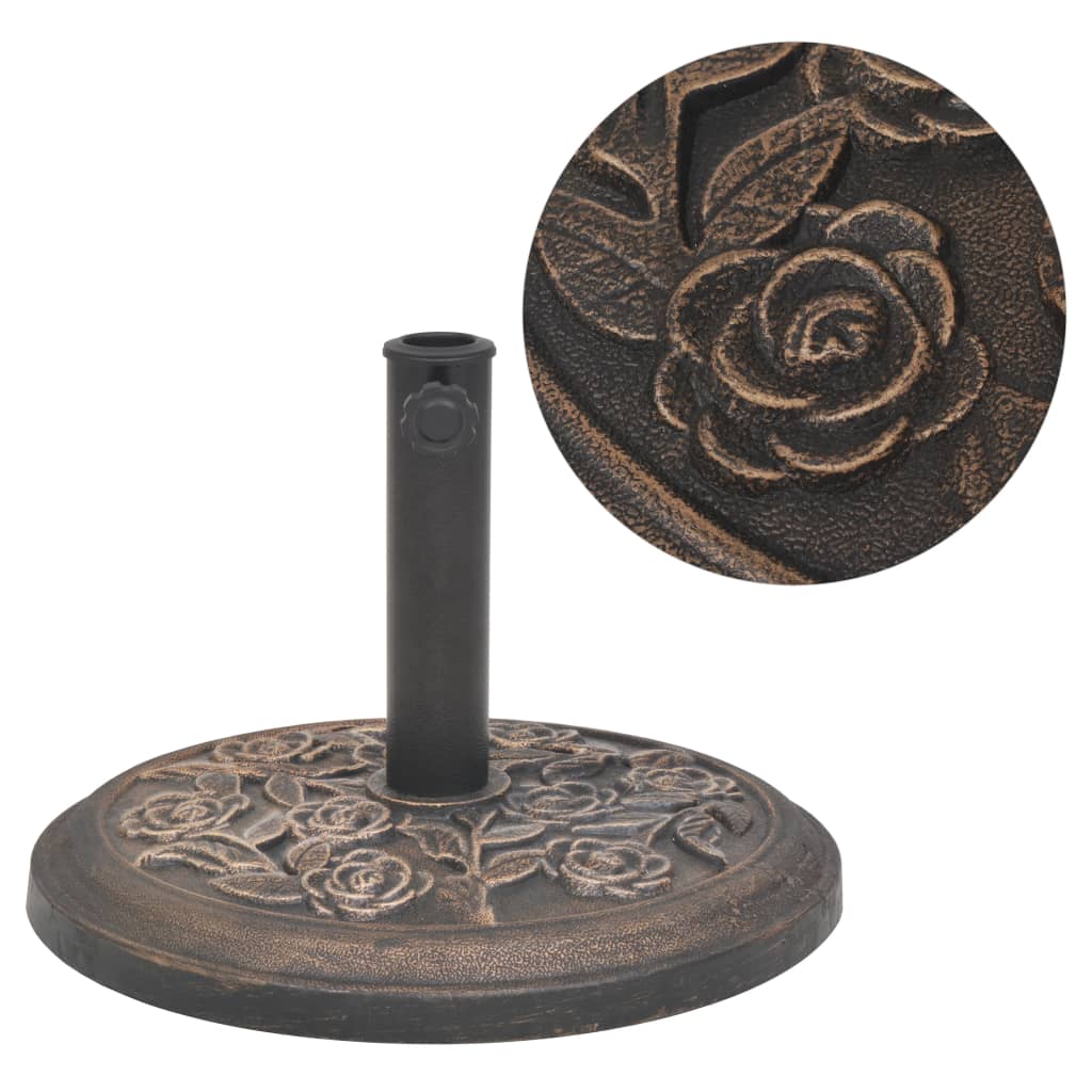 Parasol Base Resin Bronze 9 Kg