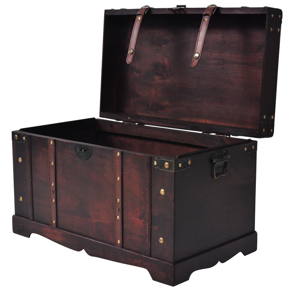 Vintage Treasure Chest Wood 66X38X40 Cm