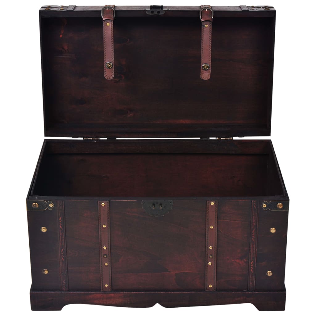 Vintage Treasure Chest Wood 66X38X40 Cm