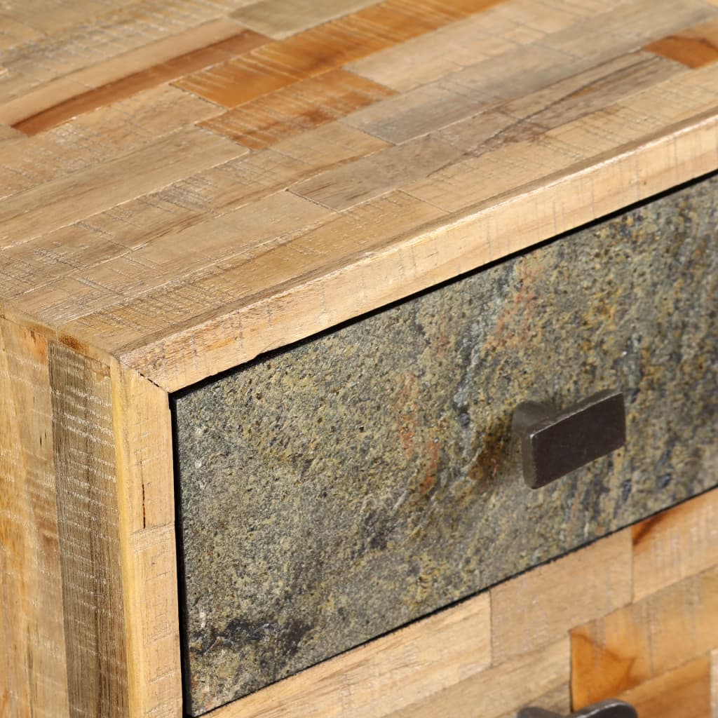 Writing Desk Solid Reclaimed Teak 110X50X76 Cm