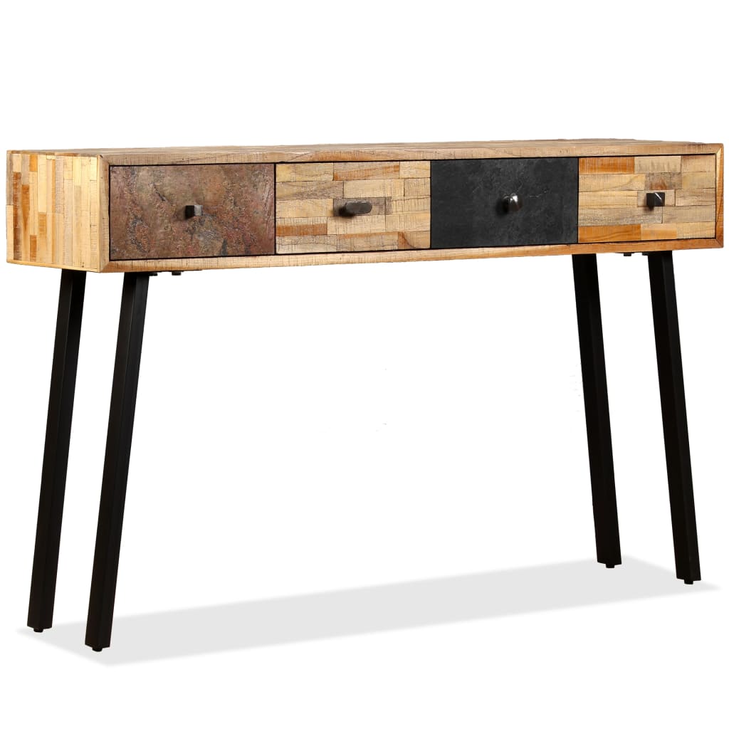Console Table Solid Reclaimed Teak 120X30X76 Cm