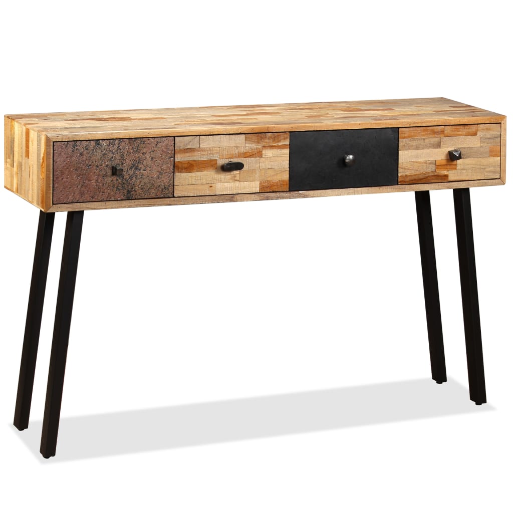 Console Table Solid Reclaimed Teak 120X30X76 Cm