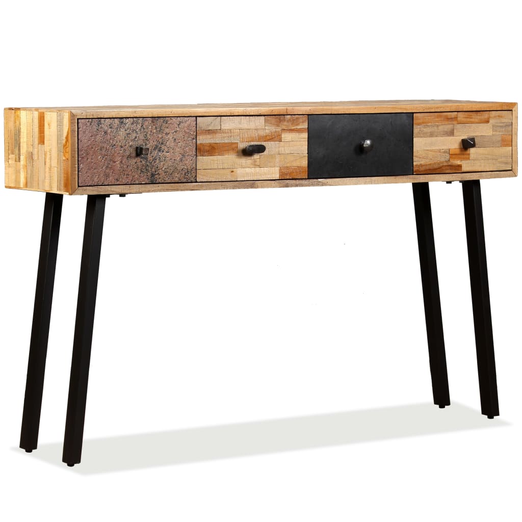 Console Table Solid Reclaimed Teak 120X30X76 Cm