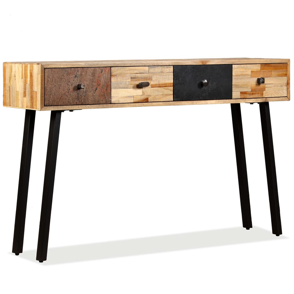Console Table Solid Reclaimed Teak 120X30X76 Cm