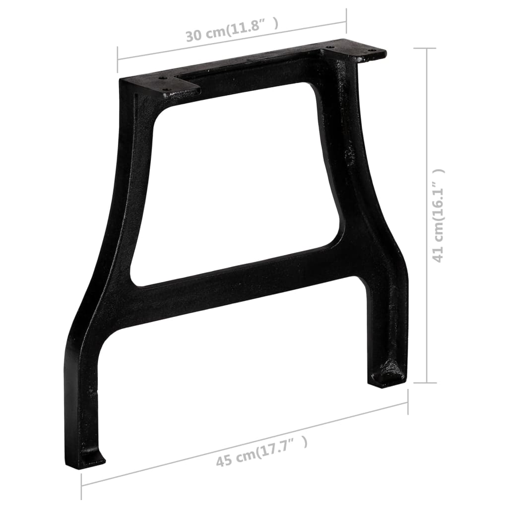 Legs 2 Pcs Cast Iron