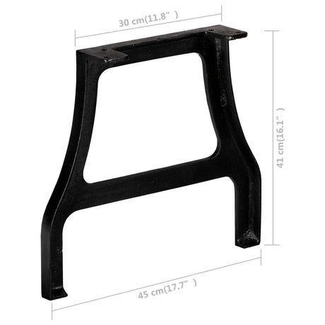 Legs 2 Pcs Cast Iron
