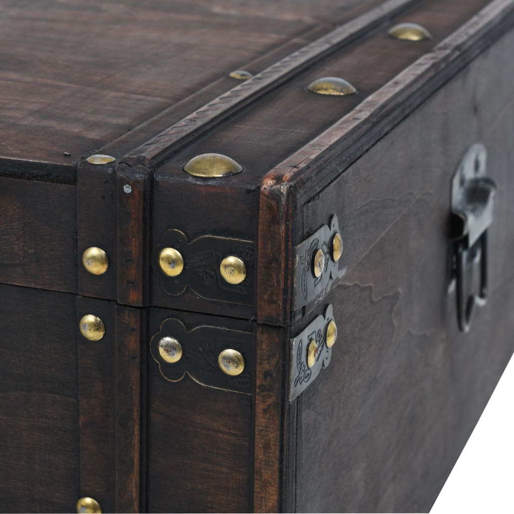 Coffee Table Plywood Vintage Style 120X55X35 Cm