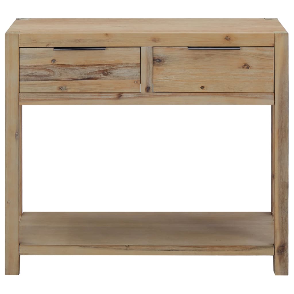 Console Table 82X33X73 Cm Solid Acacia Wood