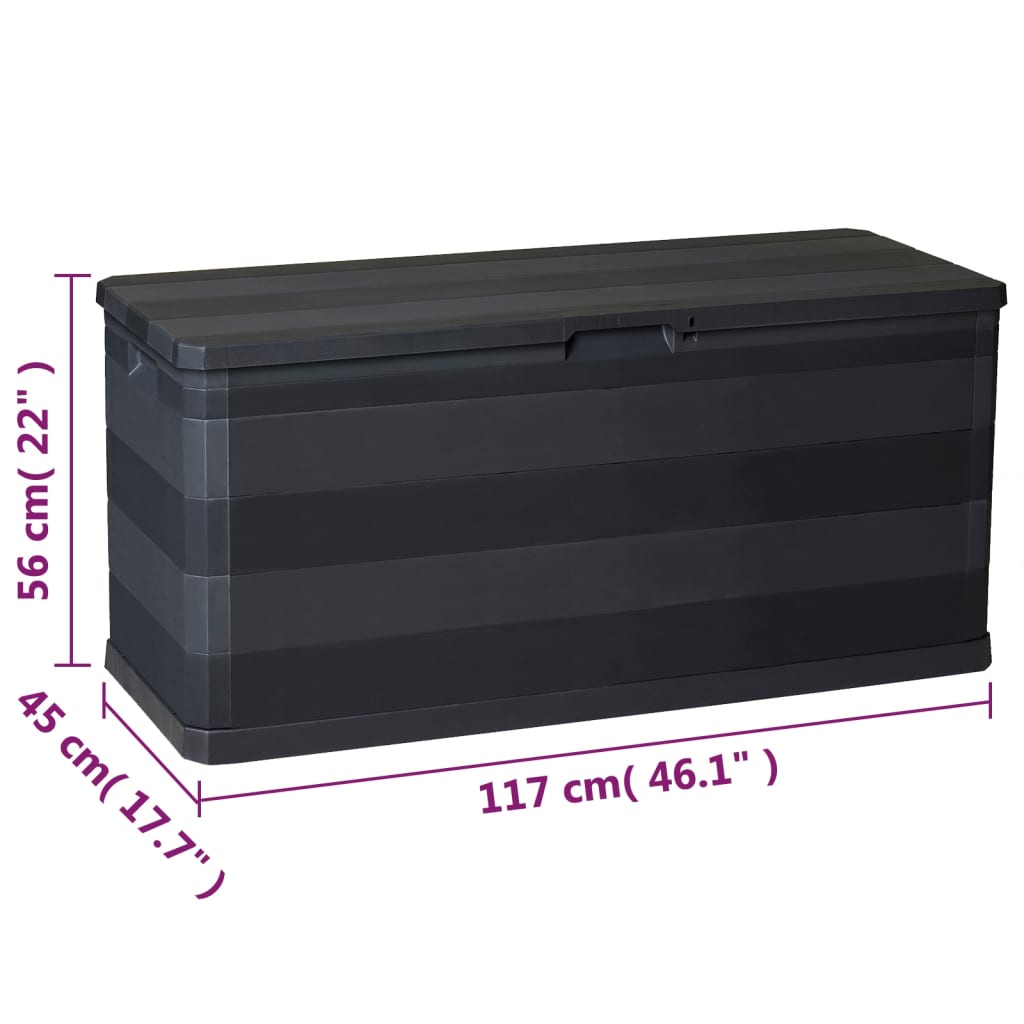 Garden Storage Box 117X45X56 Cm