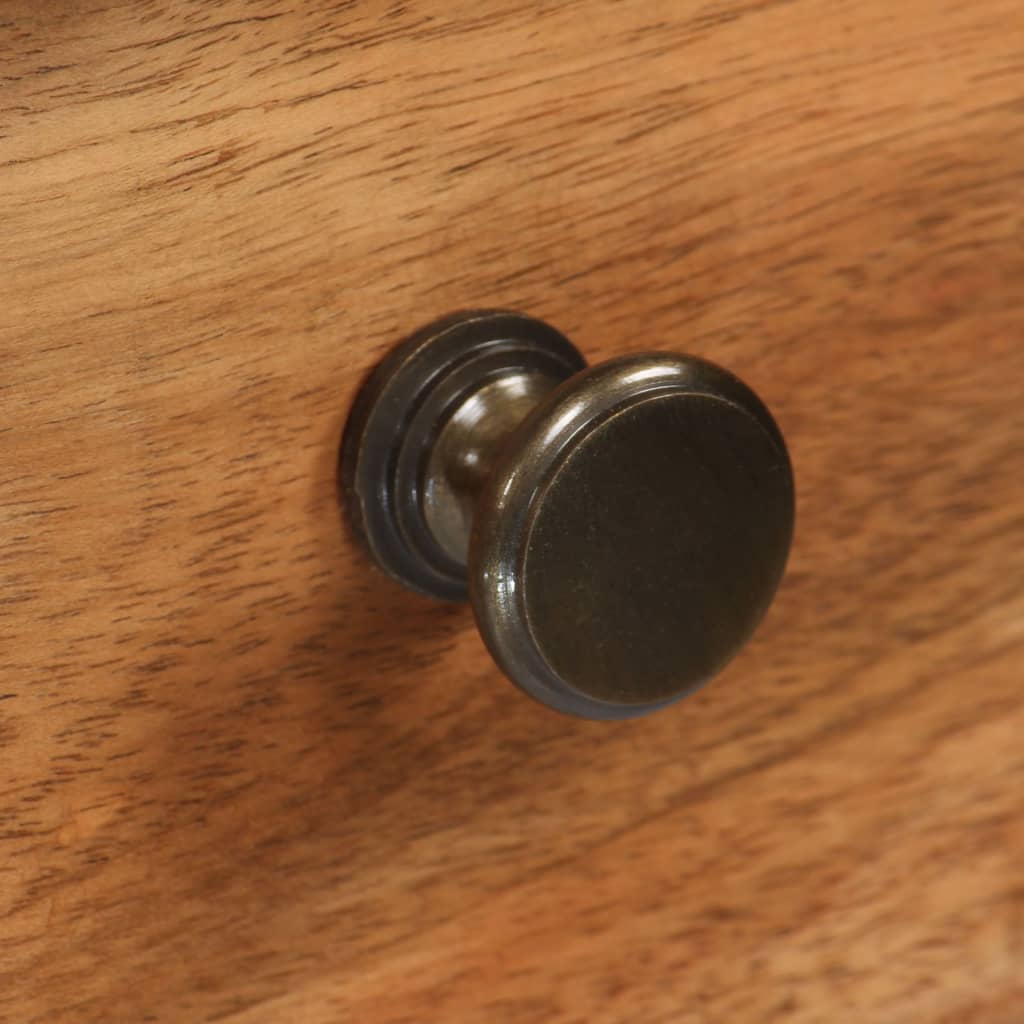 Writing Table Solid Acacia Wood 110X50X76 Cm