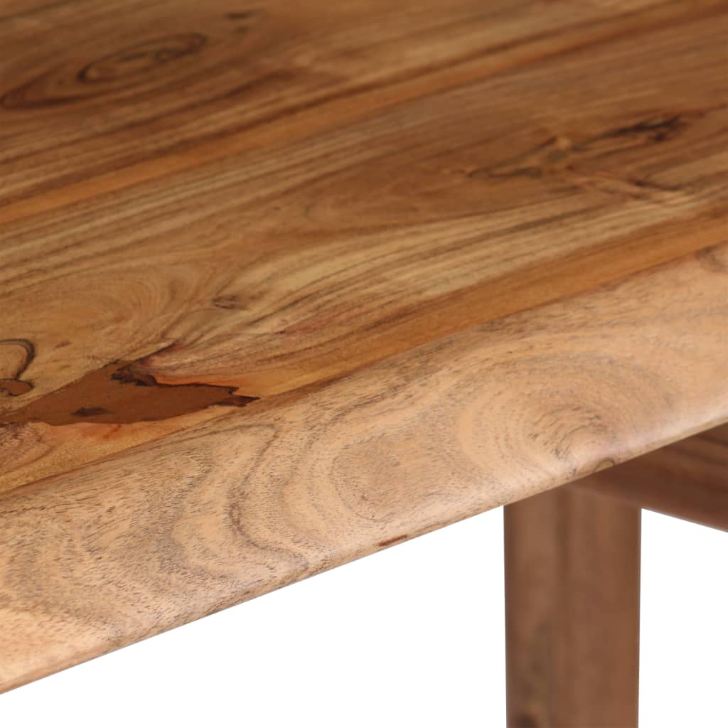 Writing Table Solid Acacia Wood 110X50X76 Cm