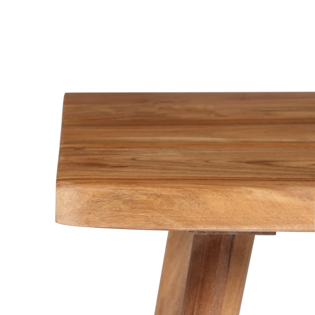 Writing Table Solid Acacia Wood 110X50X76 Cm