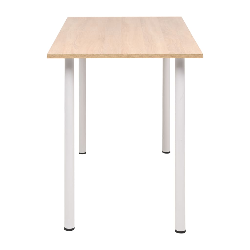 Dining Table 120X60X73 Cm Oak And White