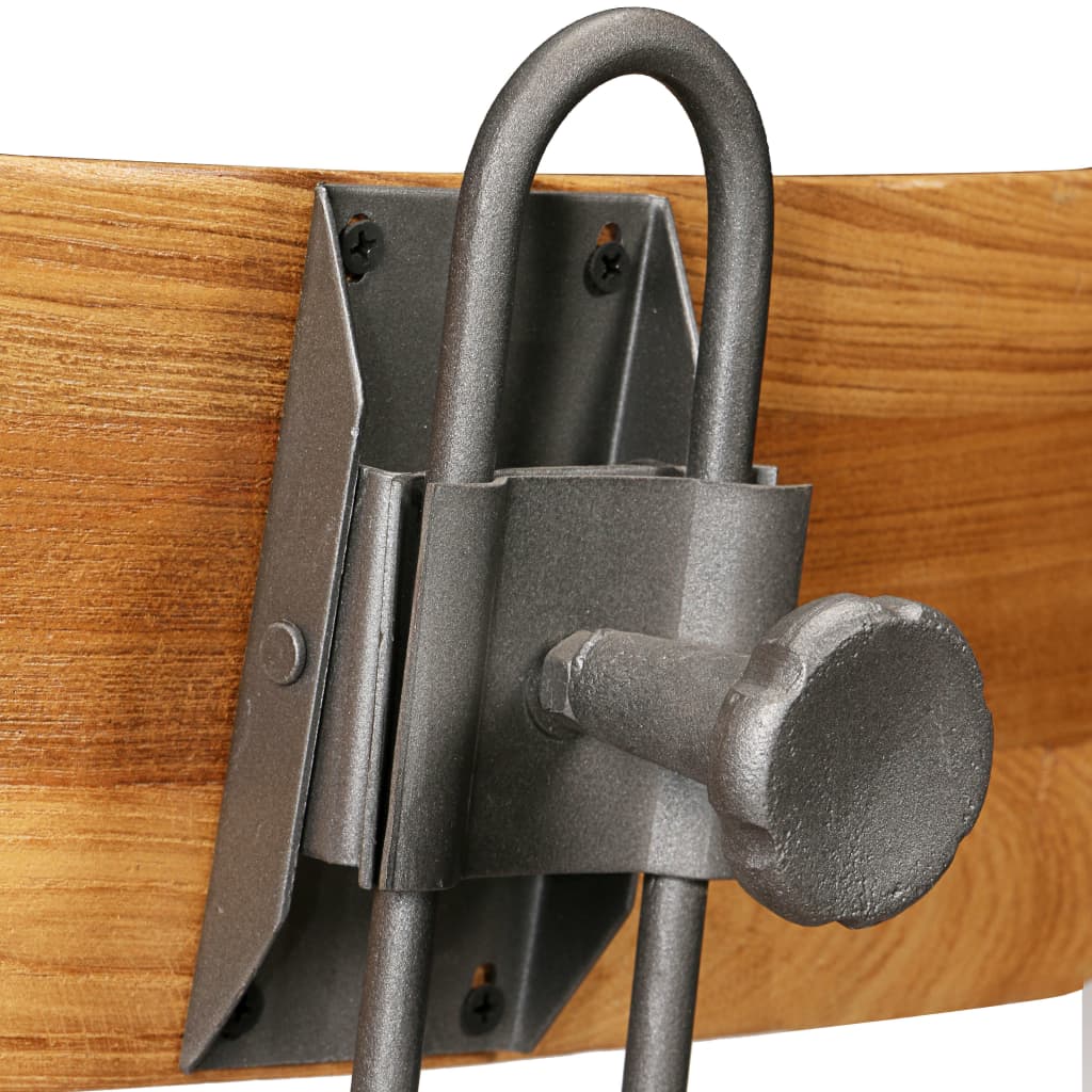 Bar Chairs 2 Pcs Solid Reclaimed Teak Wood