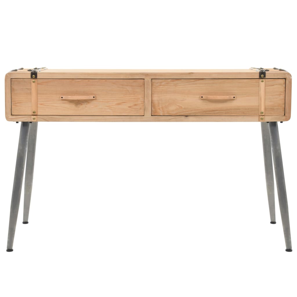 Console Table Solid Fir Wood 115X40.5X76 Cm