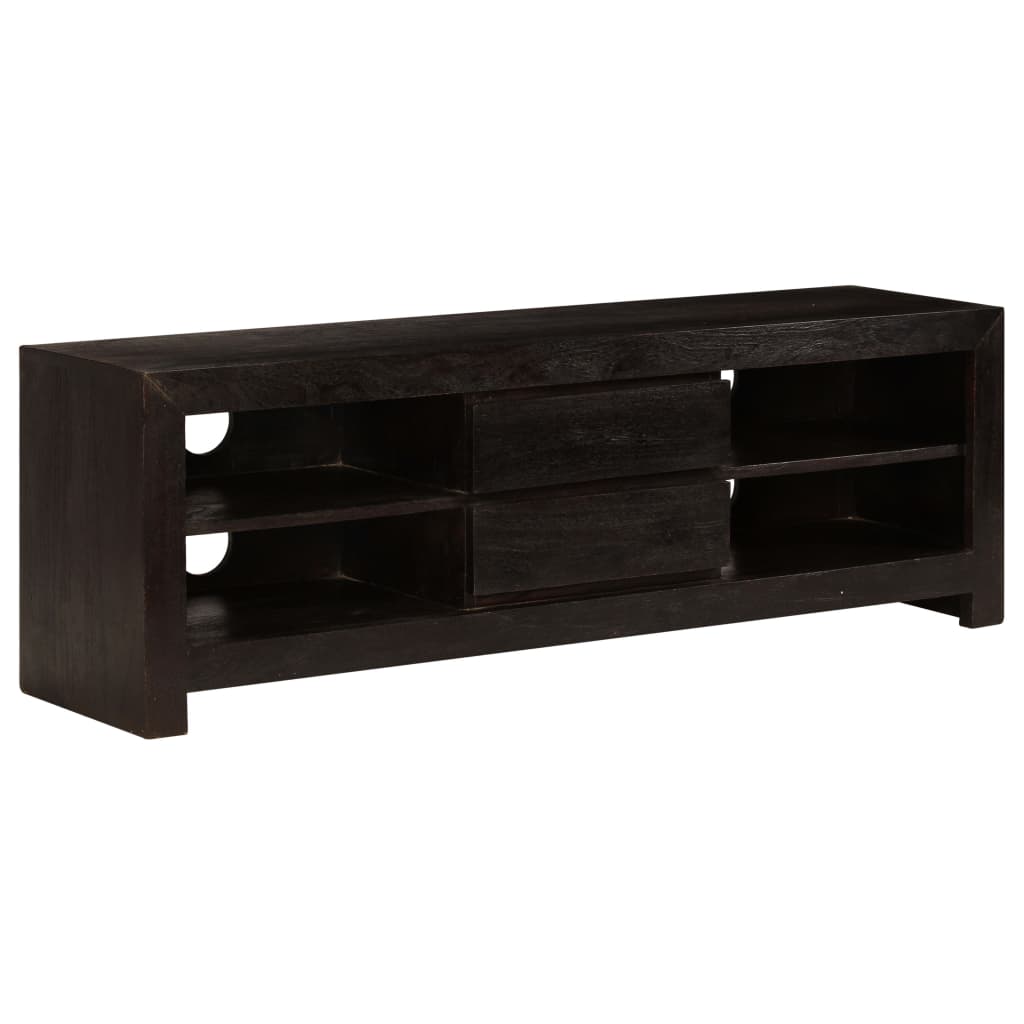 Tv Cabinet Solid Acacia Wood 120X30X40 Cm