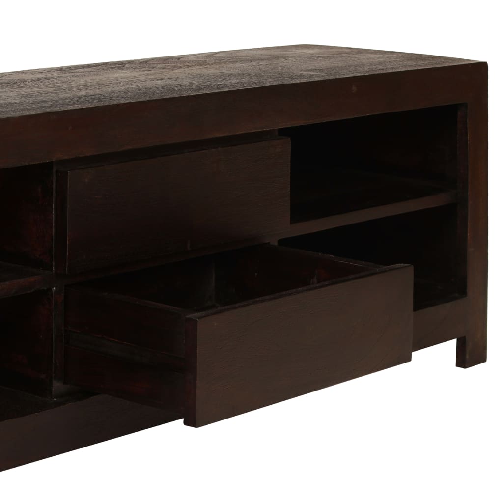Tv Cabinet Solid Acacia Wood 120X30X40 Cm