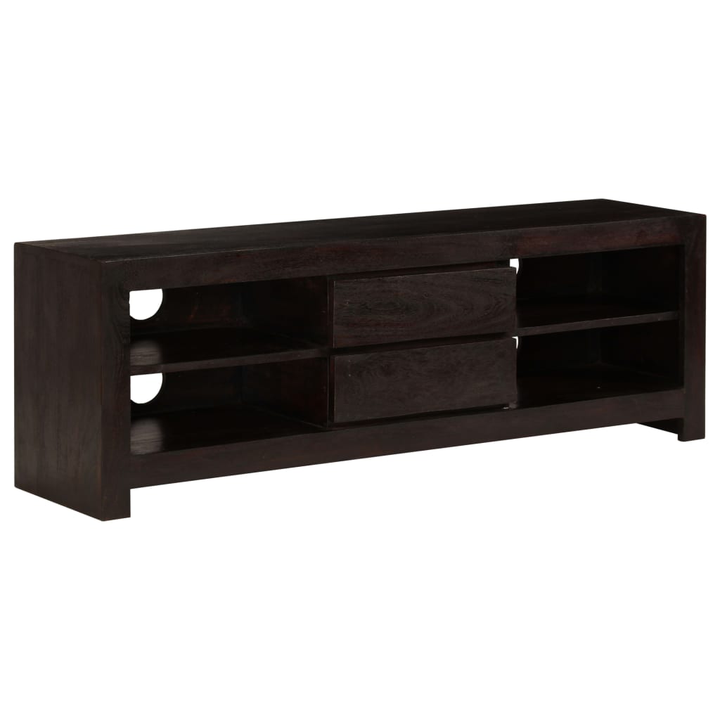 Tv Cabinet Solid Acacia Wood 120X30X40 Cm