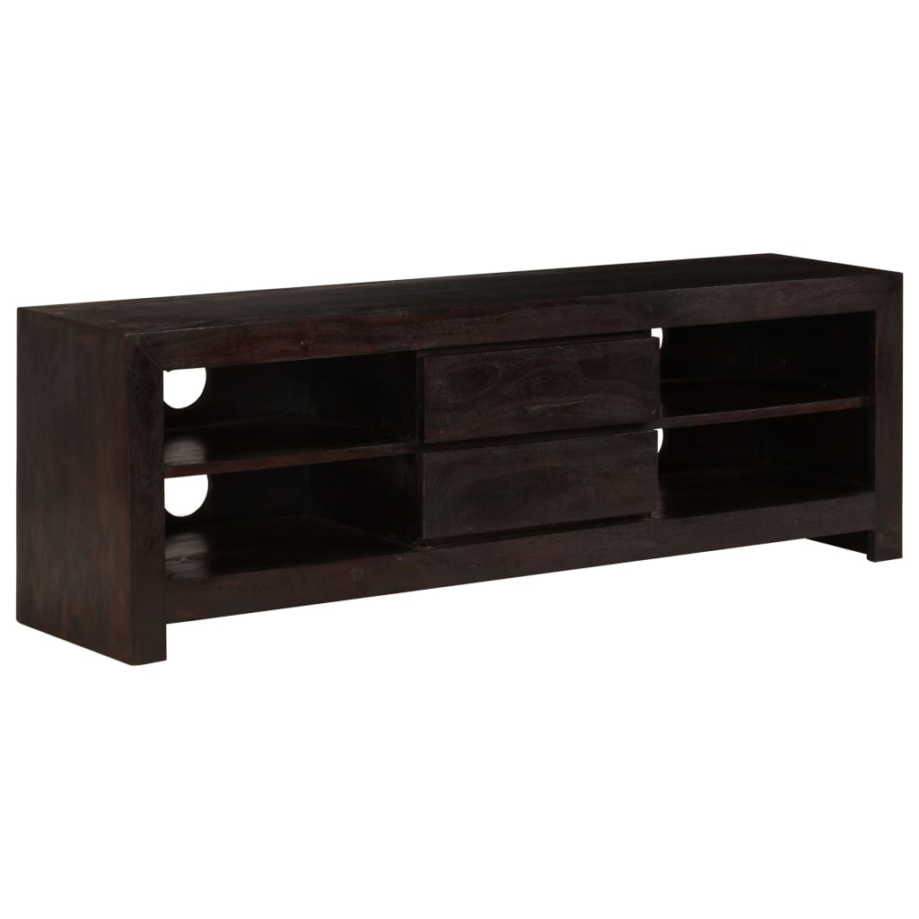 Tv Cabinet Solid Acacia Wood 120X30X40 Cm
