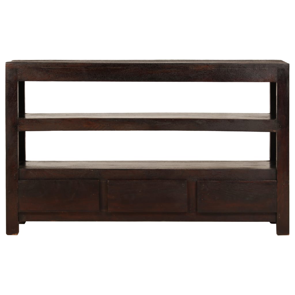 Tv Cabinet Solid Acacia Wood 90X30X55 Cm