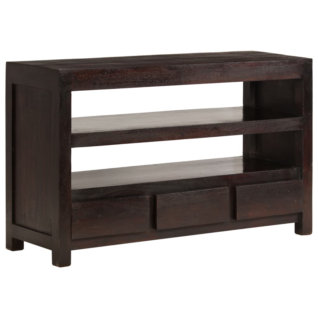 Tv Cabinet Solid Acacia Wood 90X30X55 Cm