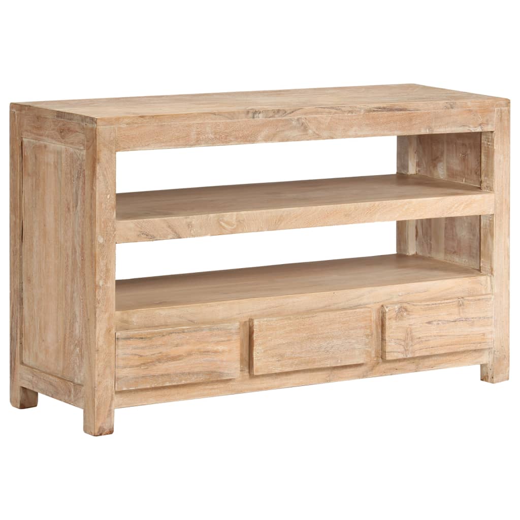 Tv Cabinet Solid Acacia Wood 90X30X55 Cm