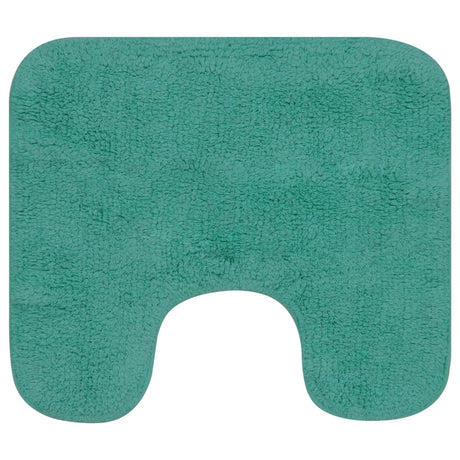 Bathroom Mat Set 3 Pieces Fabric