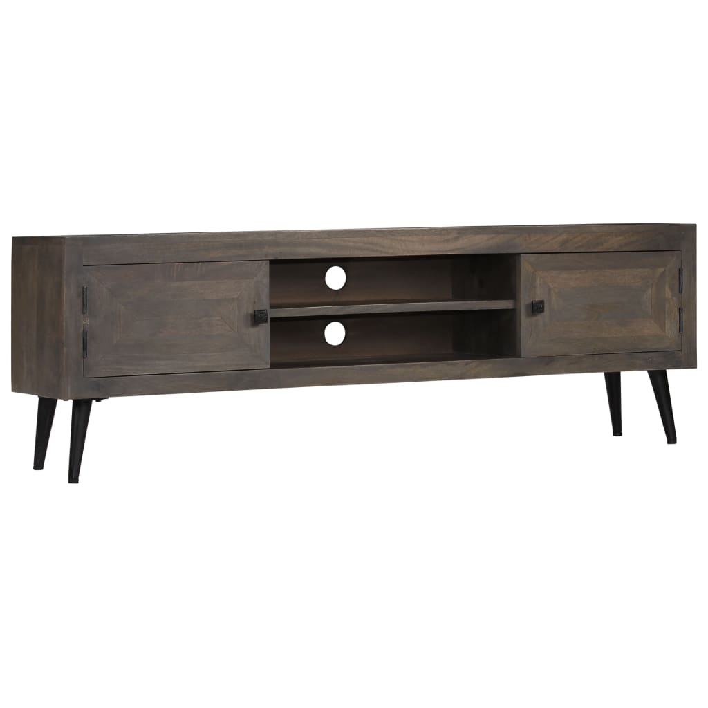 Tv Cabinet Solid Mango Wood 140X30X45 Cm