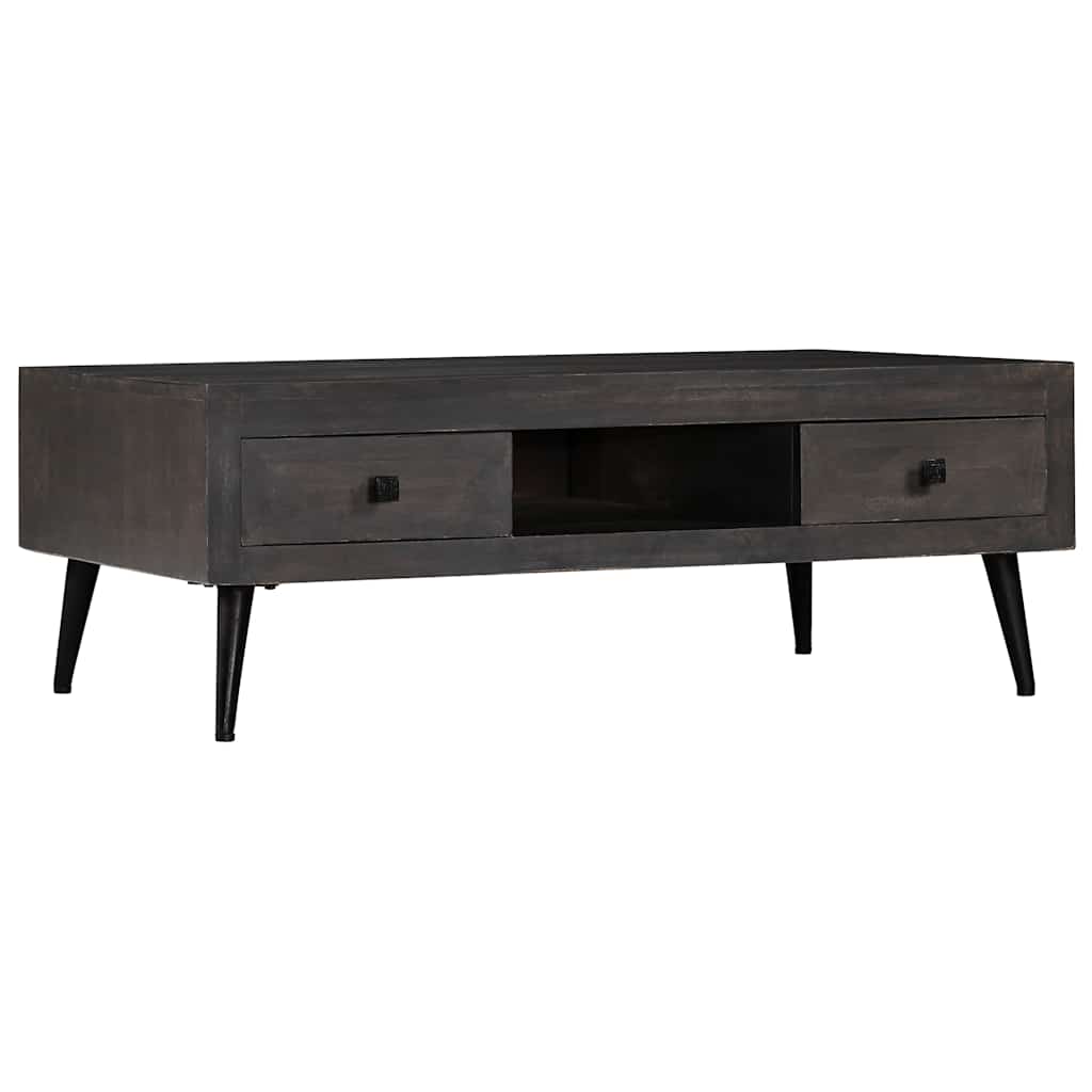 Coffee Table Solid Reclaimed Wood 100X60X35 Cm