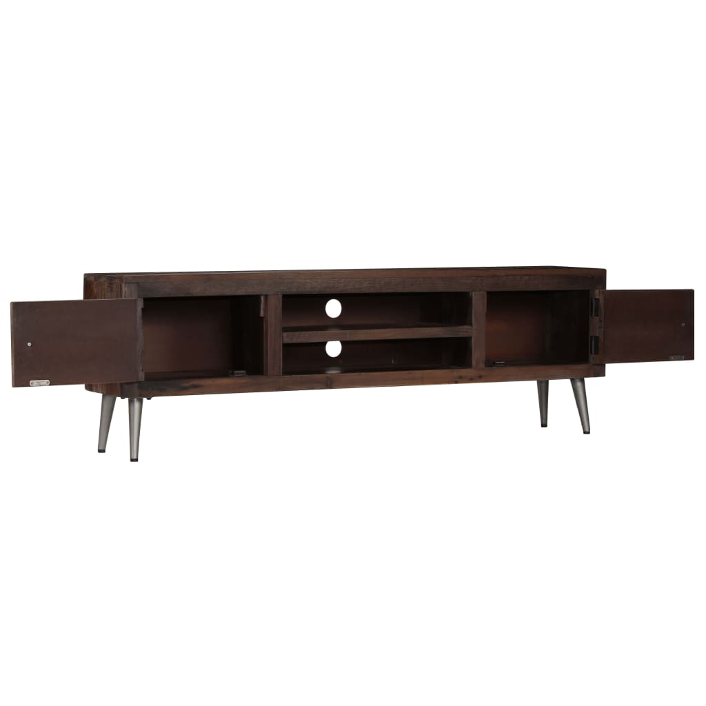 Tv Cabinet Solid Reclaimed Wood 140X30X45 Cm