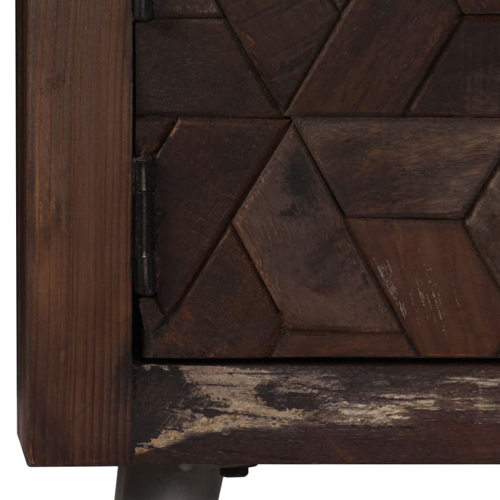 Tv Cabinet Solid Reclaimed Wood 140X30X45 Cm